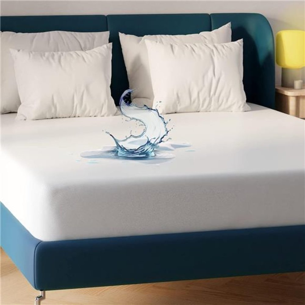 Waterproof Mattress Pad Protector Full 54x75 Breathable Noiseless Deep Pocket